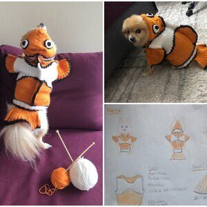 Handmade Dog Nemo Costume